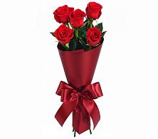 Букет 5 Красных роз Эдлесс Лав в Будённовской