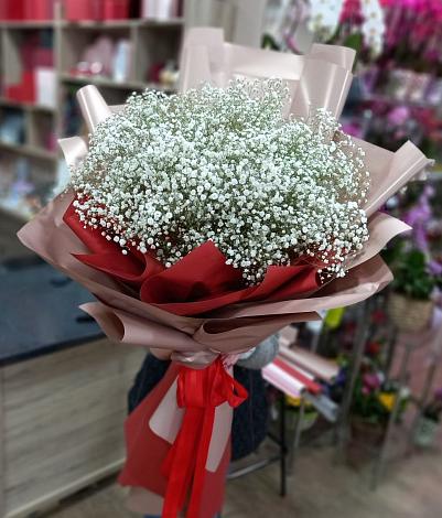 Букет цветов из: Гипсофила в Будённовской