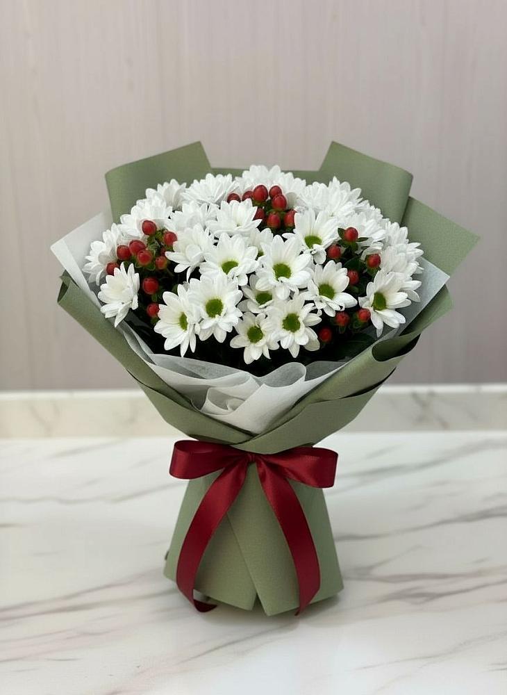 Букет цветов из: Хризантемы в Будённовской