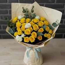 Букет цветов из:  Розы в Будённовской