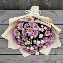 Букет цветов из:  Розы и Хризантемы в Будённовской