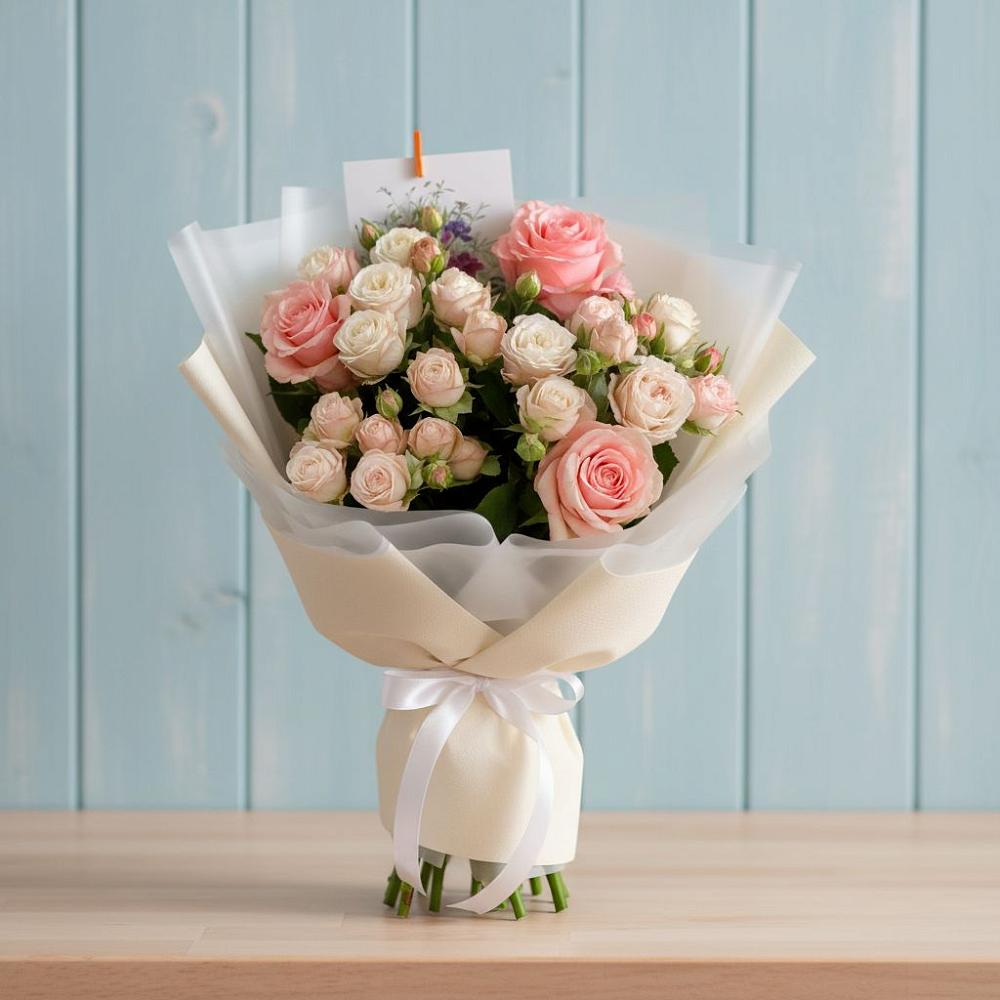 Букет цветов из: Розы в Будённовской