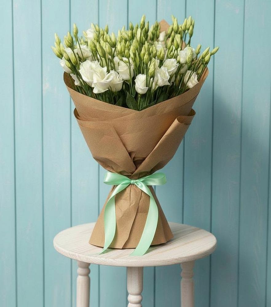 Букет цветов из: Лизиантусы в Будённовской