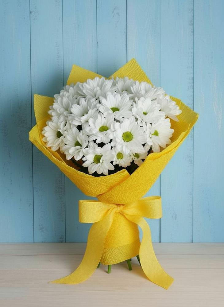 Букет цветов из: Хризантемы в Будённовской