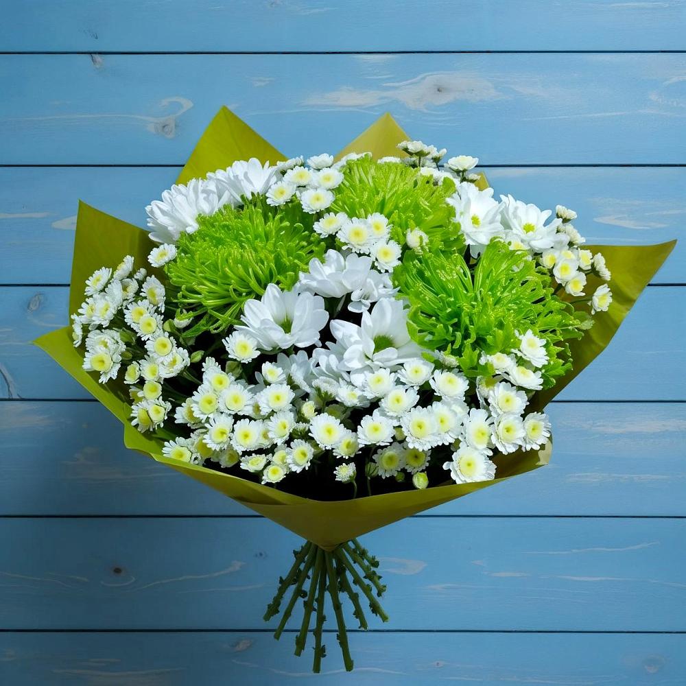 Букет цветов из: Хризантемы в Будённовской