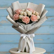 Букет цветов из:  Розы в Будённовской