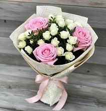 Букет цветов из:  Розы в Будённовской