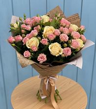 Букет цветов из:  Розы в Будённовской