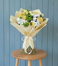 Букет цветов из:  Хризантемы и Розы #REPLACE_PRED# Будённовской