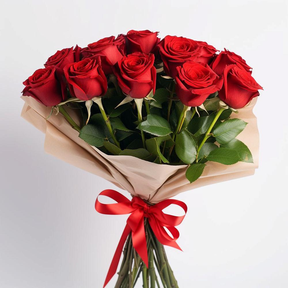 Букет 11 Красных роз Эдлесс Лав в Будённовской