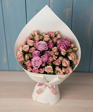 Букет цветов из:  Розы в Будённовской